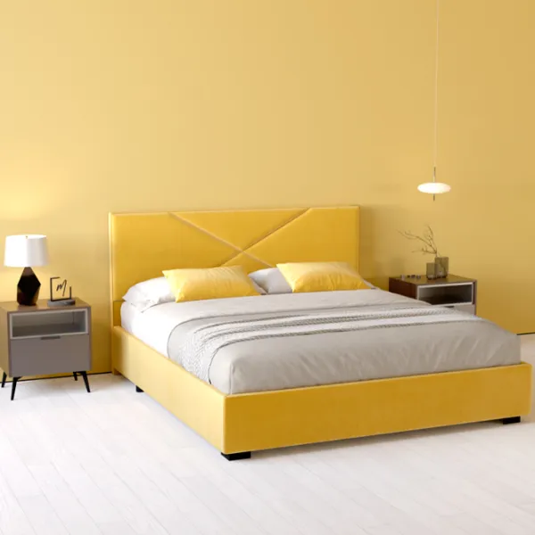 Кровать My-Style my-Lana 180 x 200 см / Фанера / Желтый photo 5