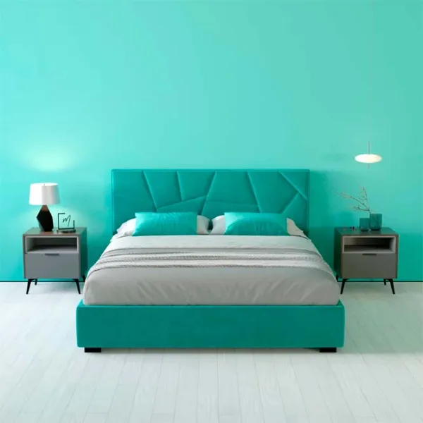Кровать My-Style my-Bella 160 x 200 см / Фанера / Бирюзовый photo 6