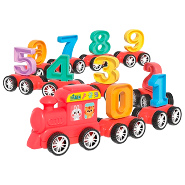 Constructor ChiToys Magnetic Small Train Clasic/ Red photo 1