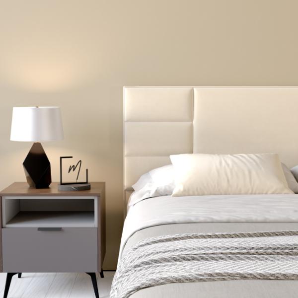 Кровать My-Style my-Feya 200 x 200 см / Фанера / Бежевый photo 7