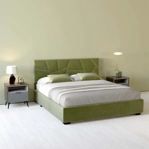 Кровать My-Style my-Bella 200 x 200 см / Фанера / Хаки photo 5