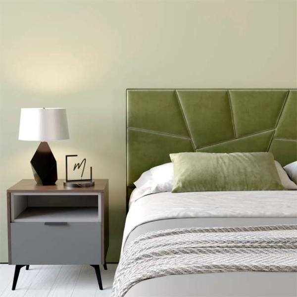 Кровать My-Style my-Bella 200 x 200 см / Фанера / Хаки photo 7