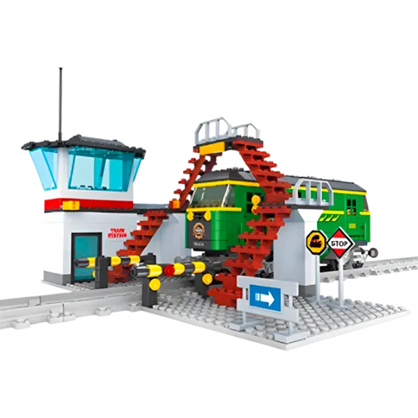 Constructor ChiToys Locomotivă Transport/ Green photo 1