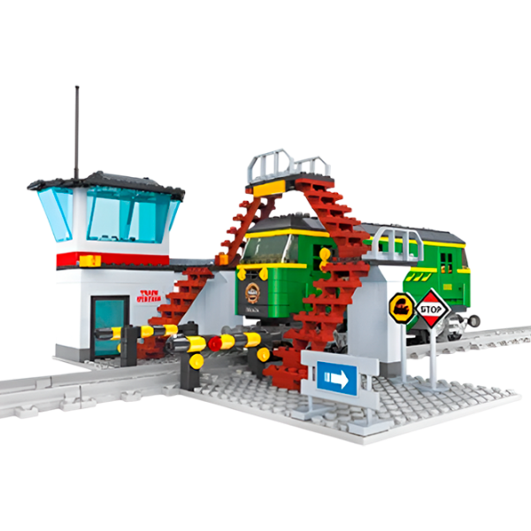 Constructor ChiToys Locomotivă Transport/ Green photo 1