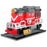 Constructor Richi Tichi Freight Train Transport/ Red