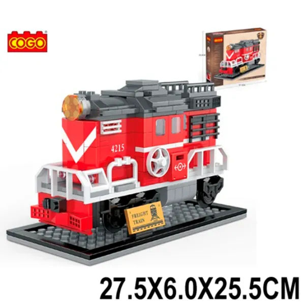 Constructor Richi Tichi Freight Train Transport/ Red photo 2