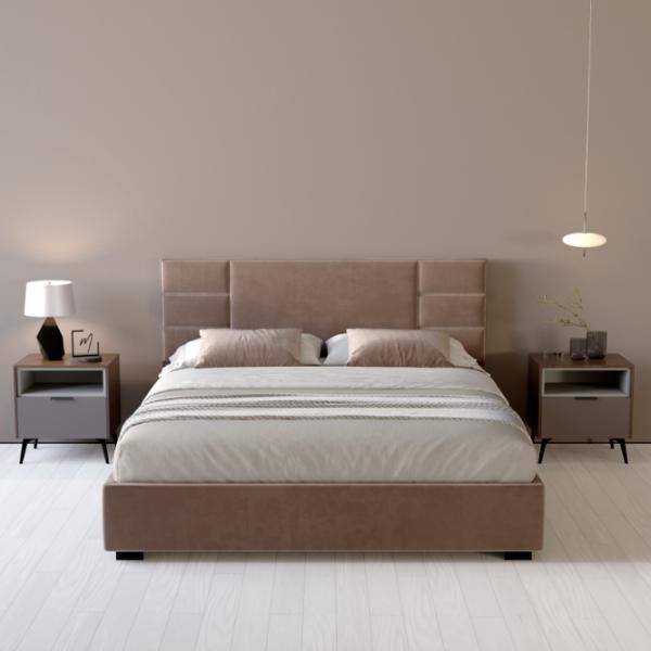 Кровать My-Style my-Feya 200 x 200 см / Фанера / Коричневый photo 6