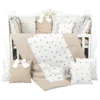 Lenjerie de pat pentru copii PernaMea Pillows (PM.101650/1) Bumbac/ Brown White