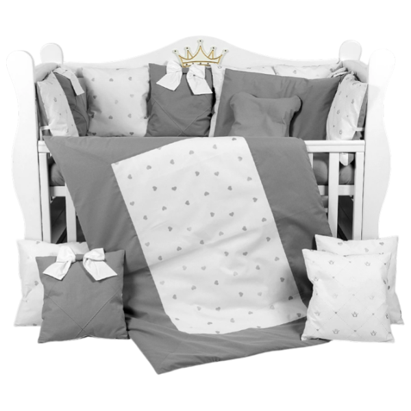 Детское постельное бельё PernaMea Pillows (PM.101650/2) Хлопок/ Серый White photo 1 Детское постельное бельё PernaMea Pillows (PM.101650/2) Хлопок/ Серый White photo 1