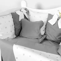 Детское постельное бельё PernaMea Pillows (PM.101650/2) Хлопок/ Серый White photo 3