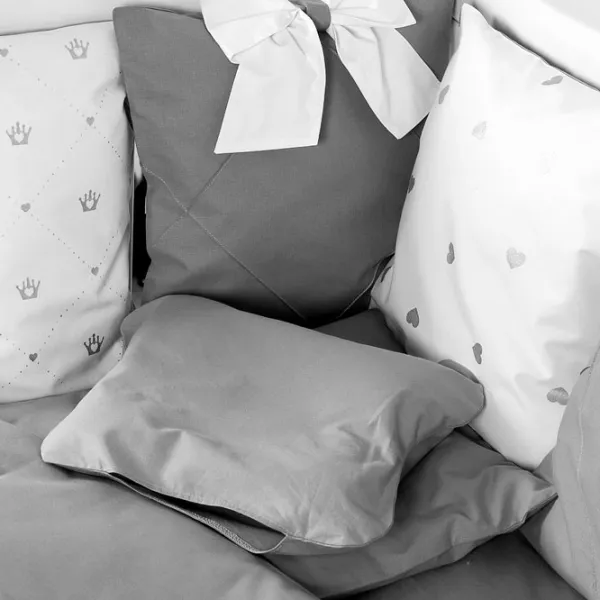 Детское постельное бельё PernaMea Pillows (PM.101650/2) Хлопок/ Серый White photo 4 Детское постельное бельё PernaMea Pillows (PM.101650/2) Хлопок/ Серый White photo 4