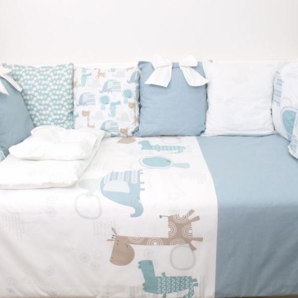 Детское постельное бельё PernaMea Pillows (PM.101650/5) Хлопок/ Синий White photo 2 Детское постельное бельё PernaMea Pillows (PM.101650/5) Хлопок/ Синий White photo 2