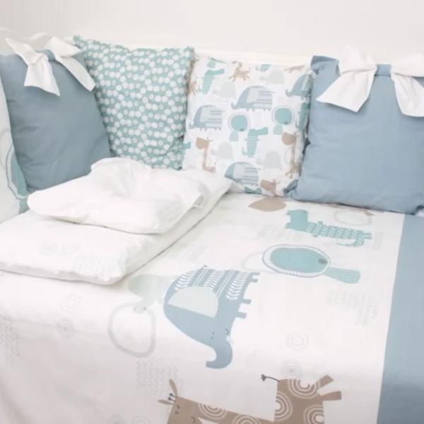 Детское постельное бельё PernaMea Pillows (PM.101650/5) Хлопок/ Синий White photo 3 Детское постельное бельё PernaMea Pillows (PM.101650/5) Хлопок/ Синий White photo 3