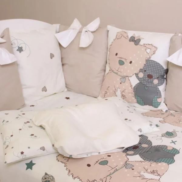 Детское постельное бельё PernaMea Pillows Puppy (PM.101650/4) Хлопок/ Бежевый Разноцветный photo 3