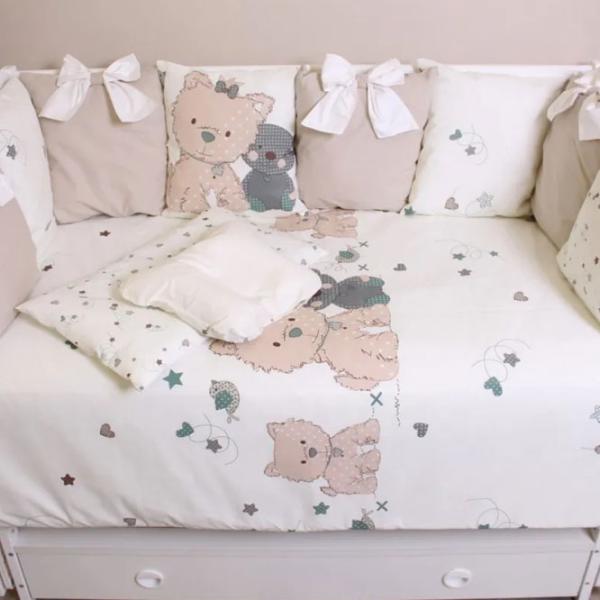 Детское постельное бельё PernaMea Pillows Puppy (PM.101650/4) Хлопок/ Бежевый Разноцветный photo 5
