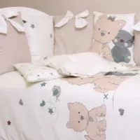 Lenjerie de pat pentru copii PernaMea Pillows Puppy (PM.101650/4) Bumbac/ Beige Multicolor photo 7