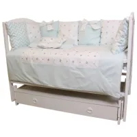 Lenjerie de pat pentru copii PernaMea Pillows (PM.101650/3) Bumbac/ Turquoise White