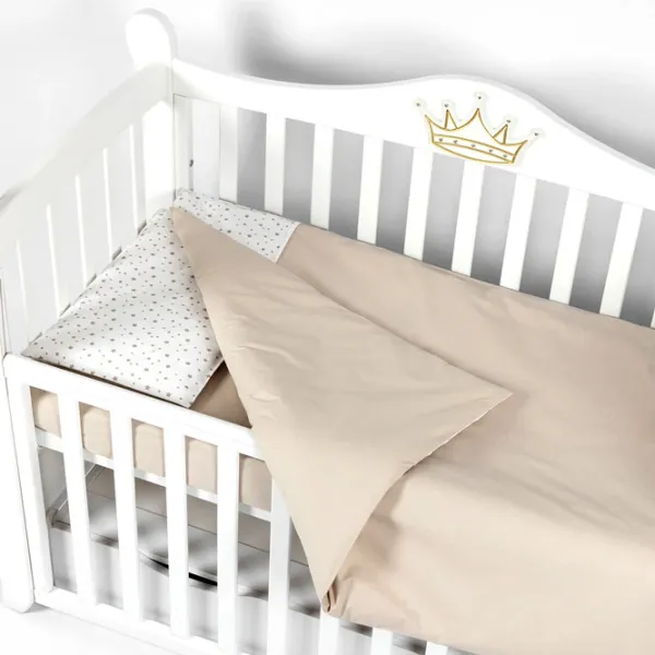 Детское постельное бельё PernaMea Stars (PM.100468/4) Хлопок/ Коричневый White photo 2