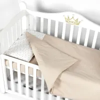 Детское постельное бельё PernaMea Stars (PM.100468/4) Хлопок/ Коричневый White photo 2