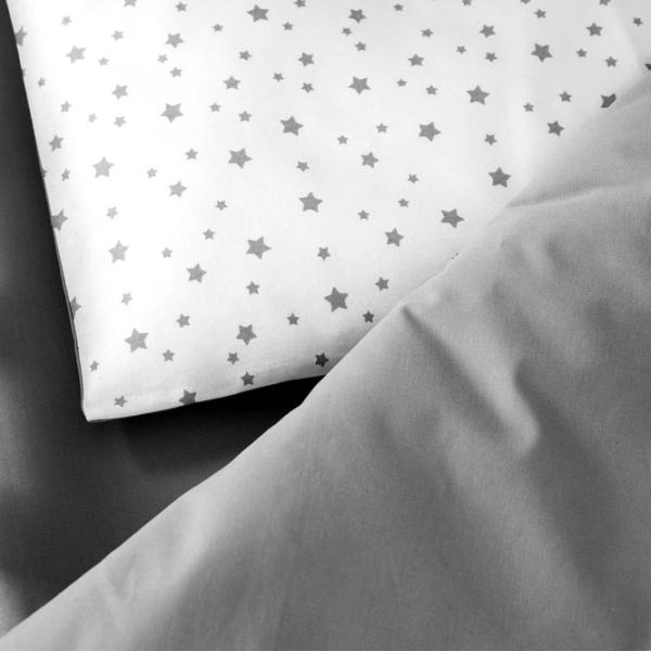 Детское постельное бельё PernaMea Stars (PM.100468/5) Хлопок/ Серый White photo 2 Детское постельное бельё PernaMea Stars (PM.100468/5) Хлопок/ Серый White photo 2