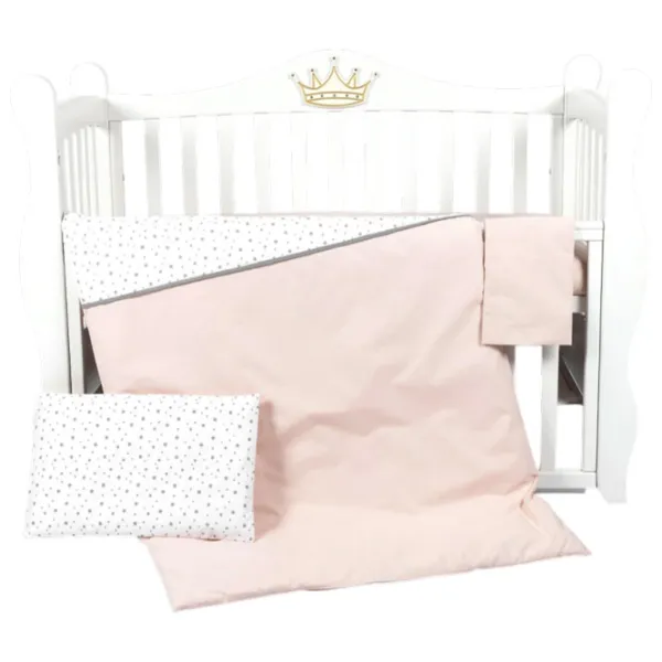 Детское постельное бельё PernaMea Stars (PM.100468/6) Хлопок/ Розовый White photo 1 Детское постельное бельё PernaMea Stars (PM.100468/6) Хлопок/ Розовый White photo 1