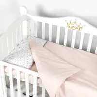 Детское постельное бельё PernaMea Stars (PM.100468/6) Хлопок/ Розовый White photo 2