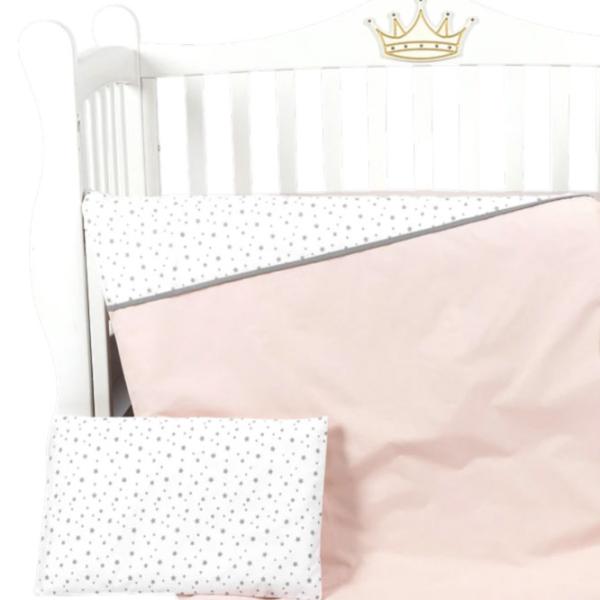 Детское постельное бельё PernaMea Stars (PM.100468/6) Хлопок/ Розовый White photo 3 Детское постельное бельё PernaMea Stars (PM.100468/6) Хлопок/ Розовый White photo 3