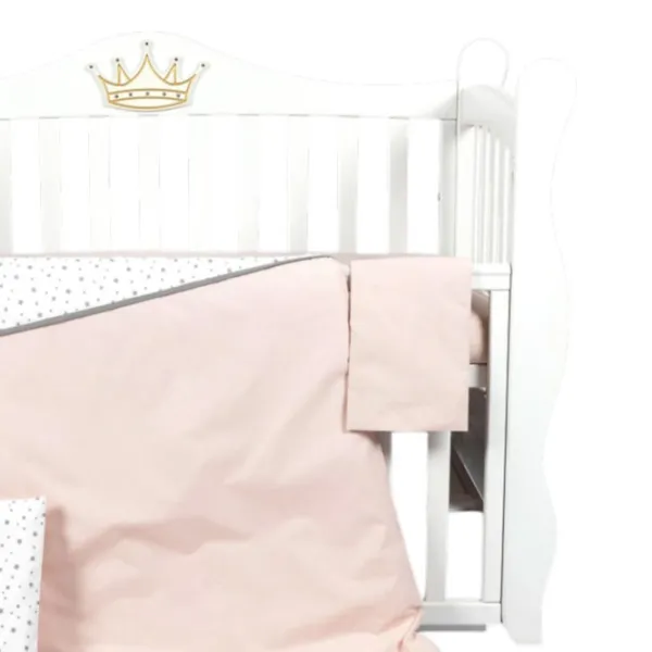 Детское постельное бельё PernaMea Stars (PM.100468/6) Хлопок/ Розовый White photo 4 Детское постельное бельё PernaMea Stars (PM.100468/6) Хлопок/ Розовый White photo 4