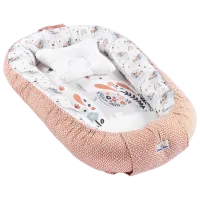 Кокон для новорожденных PernaMea Premium (PM.101552/13) Хлопок/ Зелёный Оранжевый