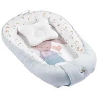 Babynest PernaMea Premium (PM.101552/7) Bumbac/ Ivory Turquoise
