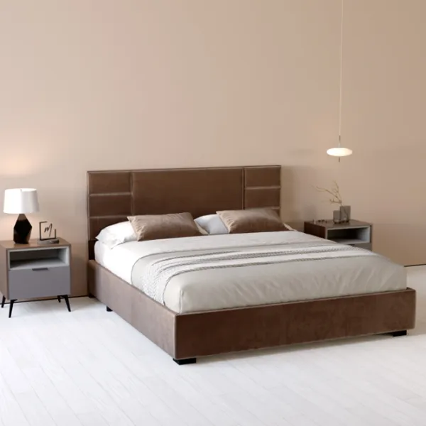 Кровать My-Style my-Feya 200 x 200 см / Фанера / Тёмно-коричневый photo 5
