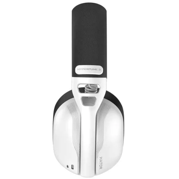 Căști Hator Hyperpunk 3 Black White Fără fir/ Gaming photo 3