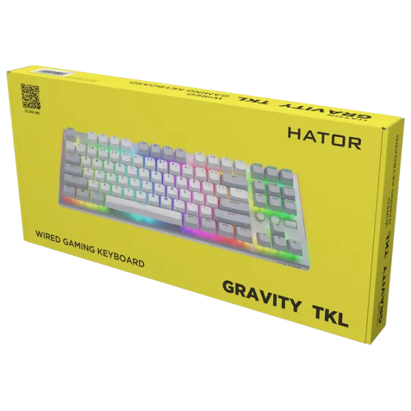 Клавиатура Hator Gravity TKL Проводная / Белый photo 5