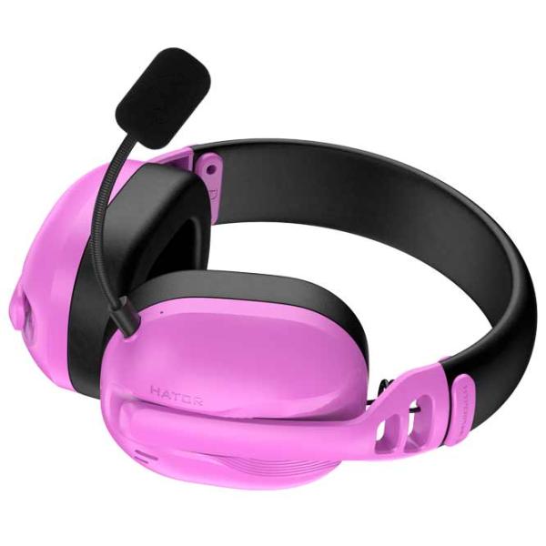 Căști Hator Hyperpunk 3 Black Purple Fără fir/ Gaming photo 4 Căști Hator Hyperpunk 3 Black Purple Fără fir/ Gaming photo 4