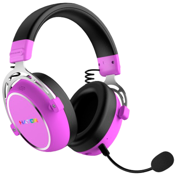 Căști Hator Hyperpunk 3 Black Purple Fără fir/ Gaming photo 1