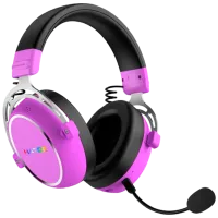 Наушники Hator Hyperpunk 3 Черный Пурпурный Беспроводные/ Игровой