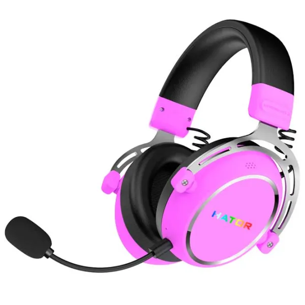 Căști Hator Hyperpunk 3 Black Purple Fără fir/ Gaming photo 3