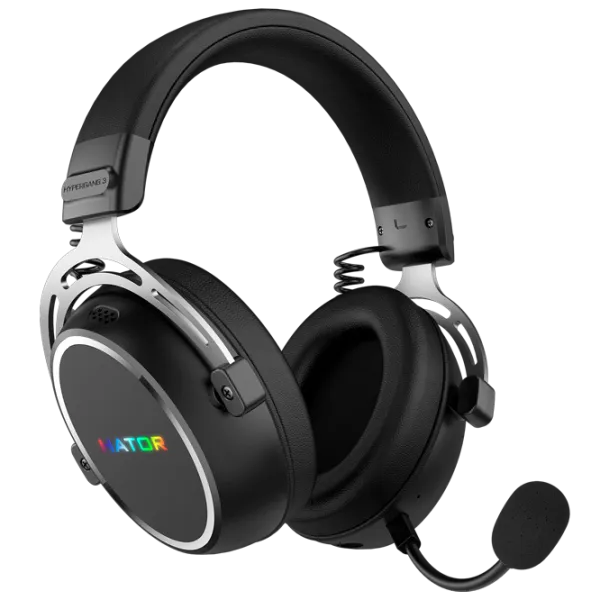 Căști Hator Hyperpunk 3 Gray Black Fără fir/ Gaming photo 1