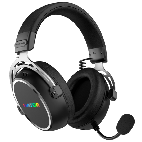 Căști Hator Hyperpunk 3 Gray Black Fără fir/ Gaming photo 1