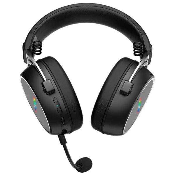 Căști Hator Hyperpunk 3 Gray Black Fără fir/ Gaming photo 5