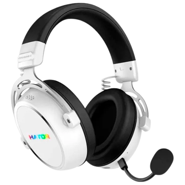 Căști Hator Hyperpunk 3 Black White Fără fir/ Gaming photo 1