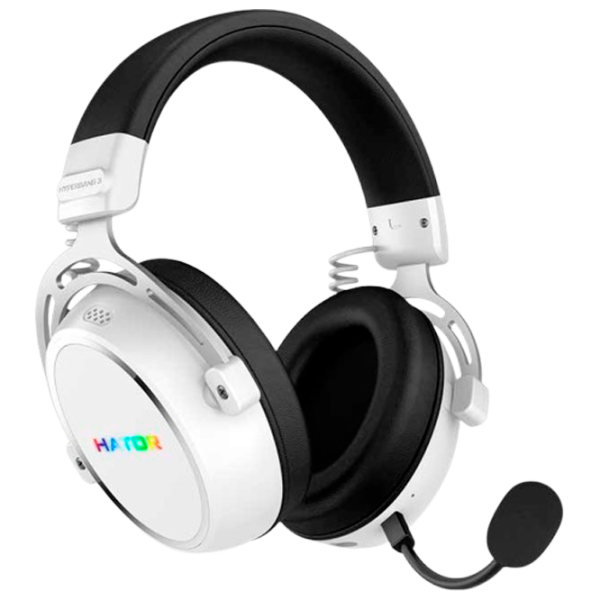 Căști Hator Hyperpunk 3 Black White Fără fir/ Gaming photo 1