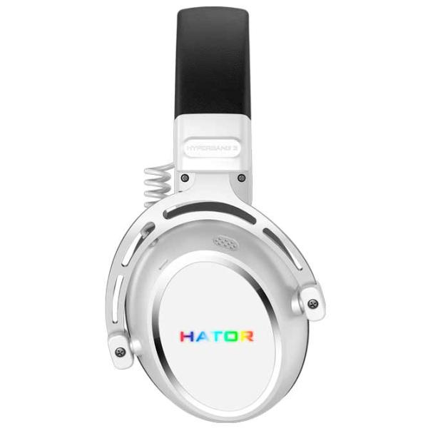 Căști Hator Hyperpunk 3 Black White Fără fir/ Gaming photo 3