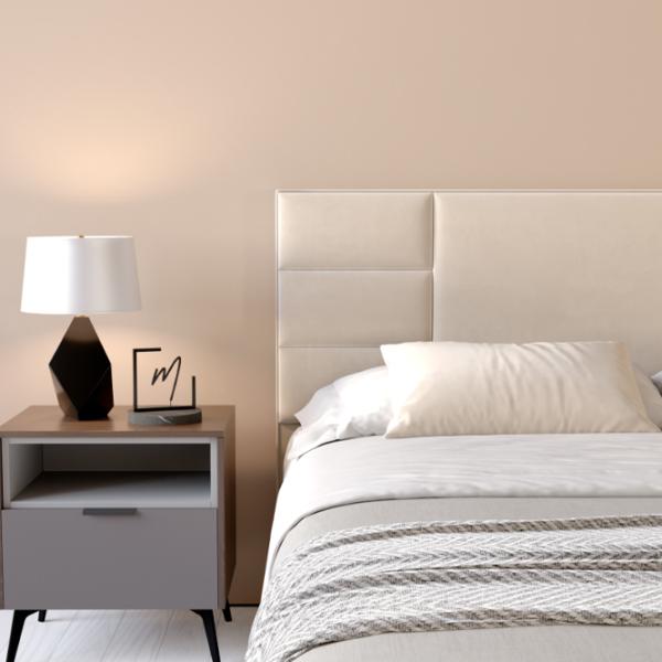 Кровать My-Style my-Feya 200 x 200 см / Фанера / Кремовый photo 7