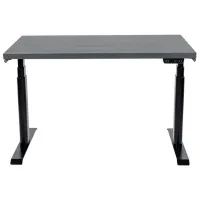 Masă de birou CUSTO FlexiDesk Plus PAL/ Black