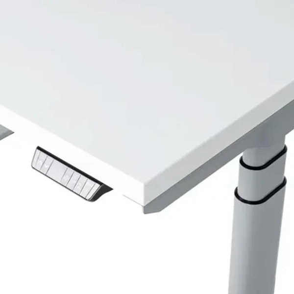 Masă de birou CUSTO FlexiDesk Plus PAL/ White photo 5