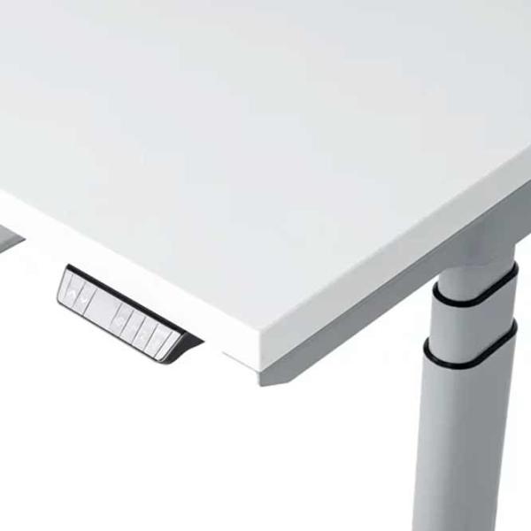 Masă de birou CUSTO FlexiDesk Plus PAL/ White photo 5