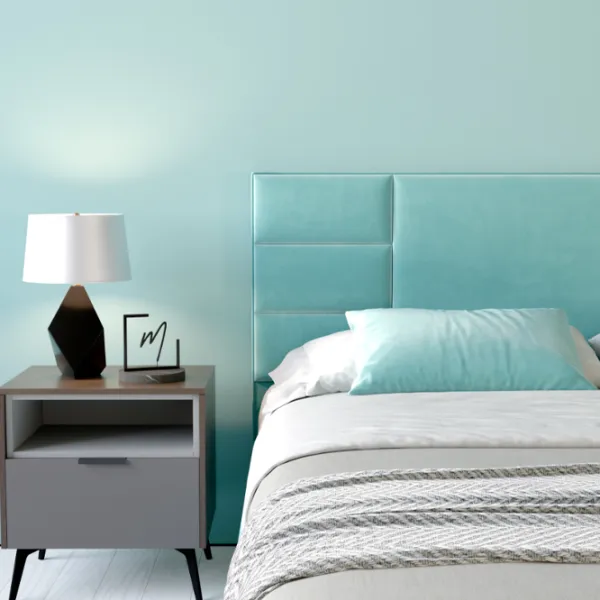 Кровать My-Style my-Feya 200 x 200 см / Фанера / Голубой photo 6