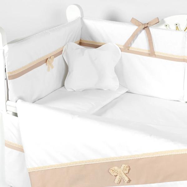 Детское постельное бельё PernaMea Elegance (PM.100102/4) Хлопок/ Коричневый White photo 2 Детское постельное бельё PernaMea Elegance (PM.100102/4) Хлопок/ Коричневый White photo 2