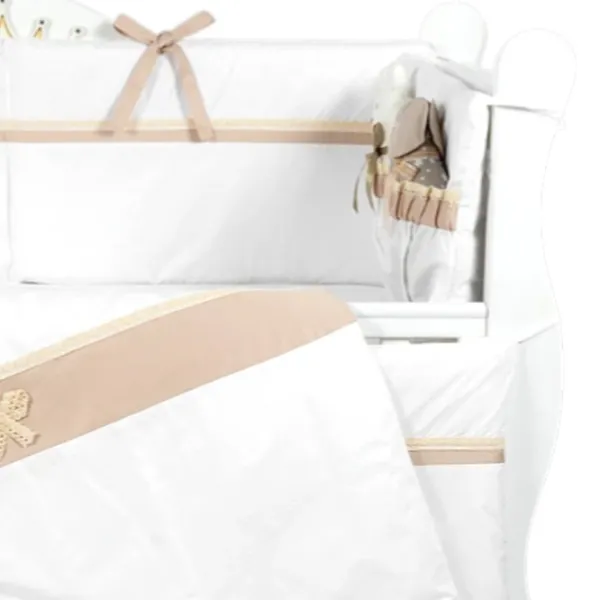 Детское постельное бельё PernaMea Elegance (PM.100102/4) Хлопок/ Коричневый White photo 5 Детское постельное бельё PernaMea Elegance (PM.100102/4) Хлопок/ Коричневый White photo 5